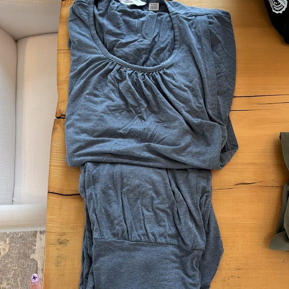 Ultra-Soft Blue Maternity & Nursing Loungewear Set - Picture 3 of 3